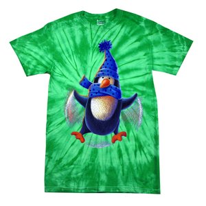 Penguin Snow Angel Tie-Dye T-Shirt