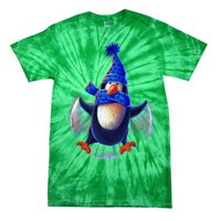 Penguin Snow Angel Tie-Dye T-Shirt