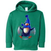 Penguin Snow Angel Toddler Hoodie