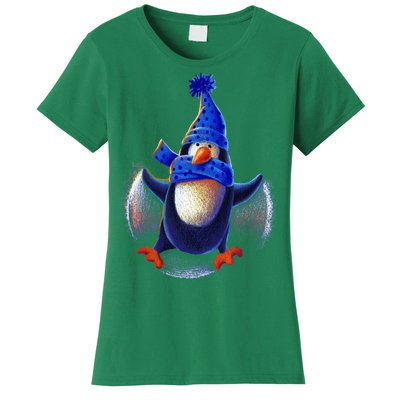 Penguin Snow Angel Women's T-Shirt