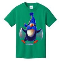 Penguin Snow Angel Kids T-Shirt