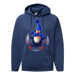 Penguin Snow Angel Performance Fleece Hoodie