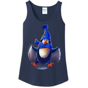 Penguin Snow Angel Ladies Essential Tank