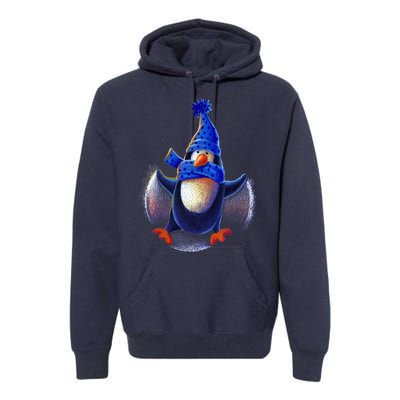 Penguin Snow Angel Premium Hoodie