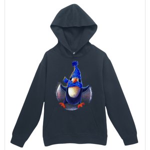 Penguin Snow Angel Urban Pullover Hoodie