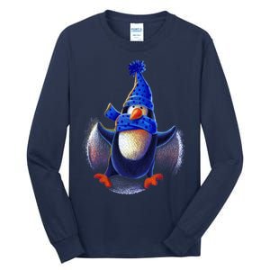 Penguin Snow Angel Tall Long Sleeve T-Shirt