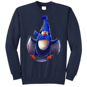 Penguin Snow Angel Tall Sweatshirt