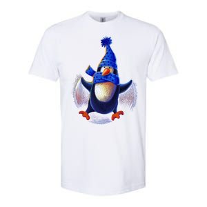 Penguin Snow Angel Softstyle CVC T-Shirt