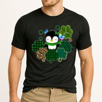 Penguin St Patty's Day Cute Shamrocks  Cooling Performance Crew T-Shirt