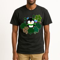 Penguin St Patty's Day Cute Shamrocks  Tall T-Shirt
