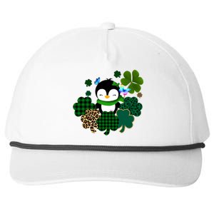 Penguin St Patty's Day Cute Shamrocks  Snapback Five-Panel Rope Hat