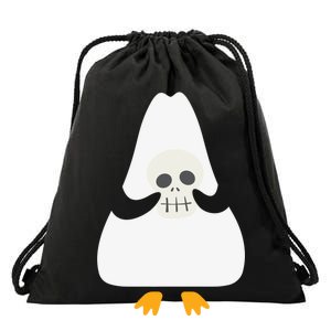 Penguin Tuxedo Costume Drawstring Bag