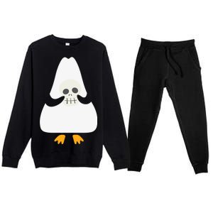 Penguin Tuxedo Costume Premium Crewneck Sweatsuit Set