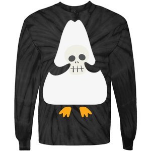 Penguin Tuxedo Costume Tie-Dye Long Sleeve Shirt