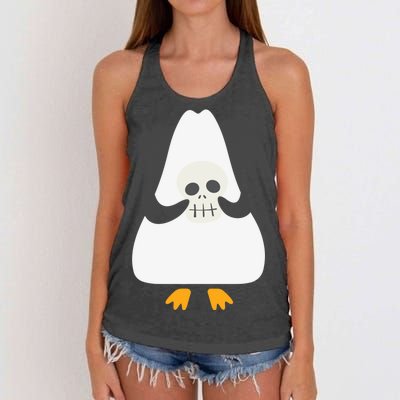 Penguin Tuxedo Costume Women's Knotted Racerback Tank