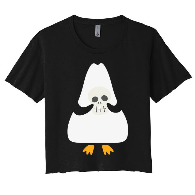 Penguin Tuxedo Costume Women's Crop Top Tee