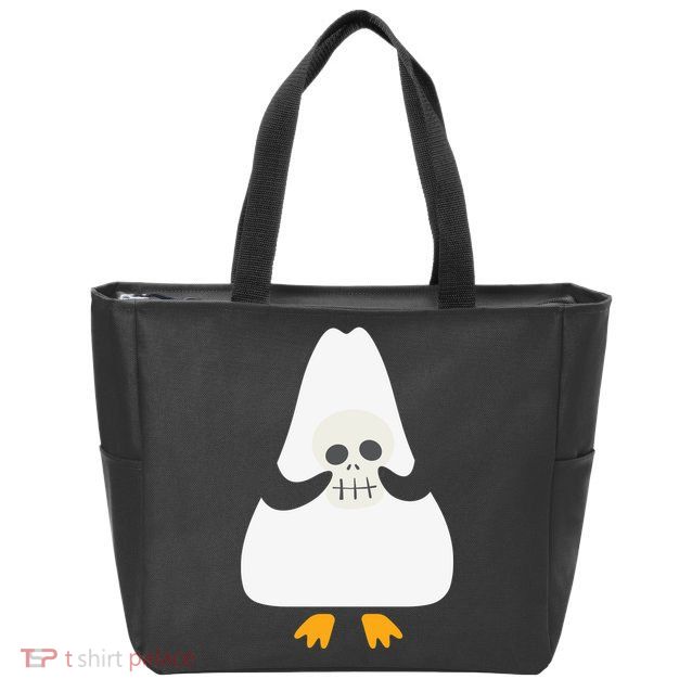 Penguin Tuxedo Costume Zip Tote Bag