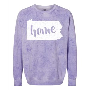 Pennsylvania Home State Colorblast Crewneck Sweatshirt