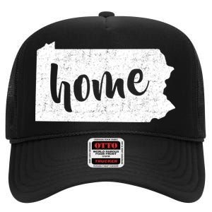 Pennsylvania Home State High Crown Mesh Back Trucker Hat