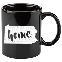 Pennsylvania Home State 11oz C Handle Ceramic Mug