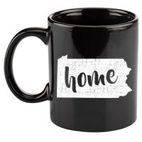 Pennsylvania Home State 11oz C Handle Ceramic Mug