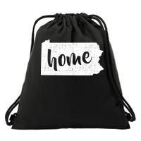 Pennsylvania Home State Drawstring Bag