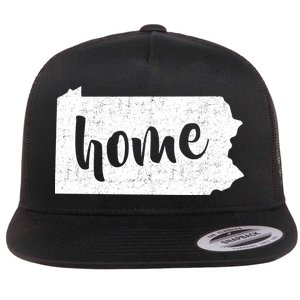 Pennsylvania Home State Flat Bill Trucker Hat