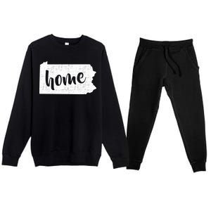 Pennsylvania Home State Premium Crewneck Sweatsuit Set