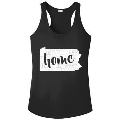 Pennsylvania Home State Ladies PosiCharge Competitor Racerback Tank