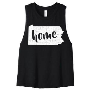 Pennsylvania Home State Women's Racerback Cropped Tank