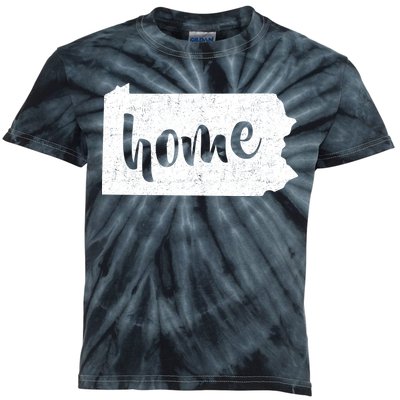 Pennsylvania Home State Kids Tie-Dye T-Shirt