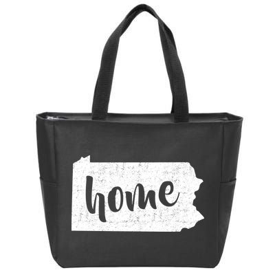 Pennsylvania Home State Zip Tote Bag