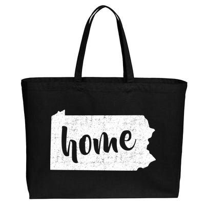 Pennsylvania Home State Cotton Canvas Jumbo Tote