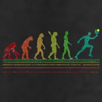 Pickleball Evolution of Man Funny 7 Panel Mesh Trucker Snapback Hat