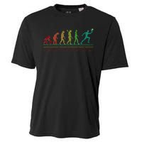 Pickleball Evolution of Man Funny Cooling Performance Crew T-Shirt