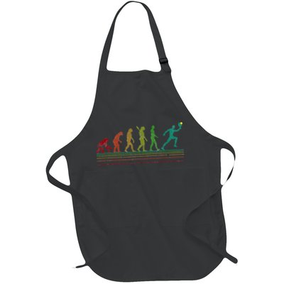 Pickleball Evolution of Man Funny Apron