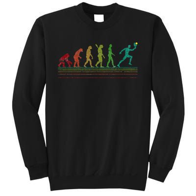 Pickleball Evolution of Man Funny Sweatshirt