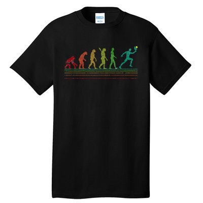 Pickleball Evolution of Man Funny Tall T-Shirt