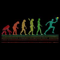 Pickleball Evolution of Man Funny Flat Bill Trucker Hat