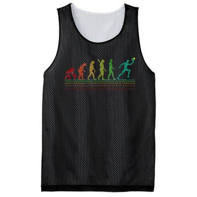 Pickleball Evolution of Man Funny Mesh Reversible Basketball Jersey Tank