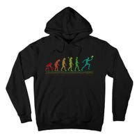 Pickleball Evolution of Man Funny Tall Hoodie