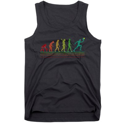 Pickleball Evolution of Man Funny Tank Top