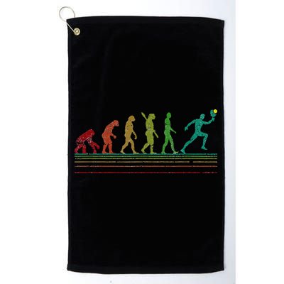 Pickleball Evolution of Man Funny Golf Towel