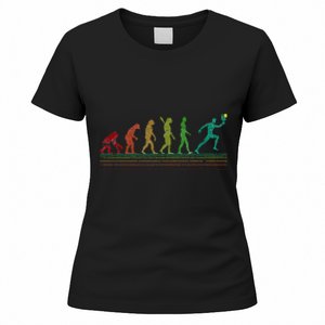 Pickleball Evolution of Man Funny Women's T-Shirt