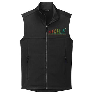 Pickleball Evolution of Man Funny Collective Smooth Fleece Vest