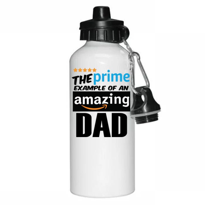 Prime Example Of An Amazing Dad Cool Fathers Day Gift Aluminum Water Bottle