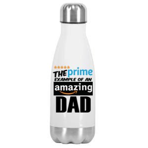 Prime Example Of An Amazing Dad Cool Fathers Day Gift Stainless Steel Insulated Water Bottle