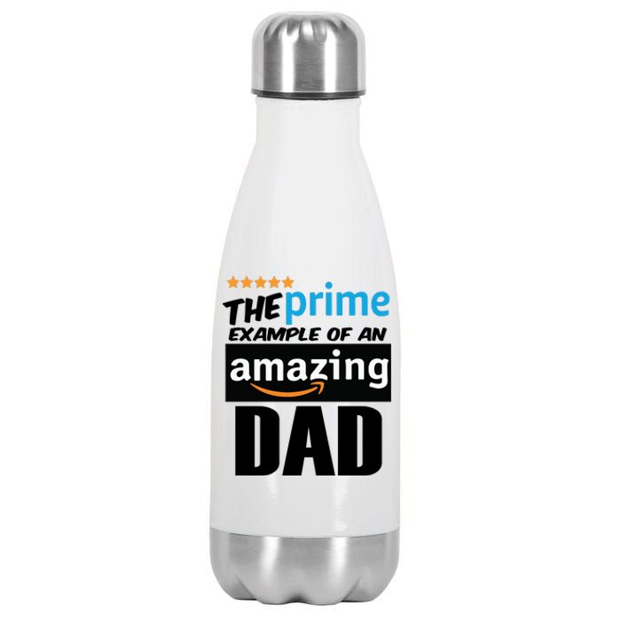 Prime Example Of An Amazing Dad Cool Fathers Day Gift Stainless Steel Insulated Water Bottle