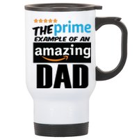 Prime Example Of An Amazing Dad Cool Fathers Day Gift Stainless Steel Travel Mug