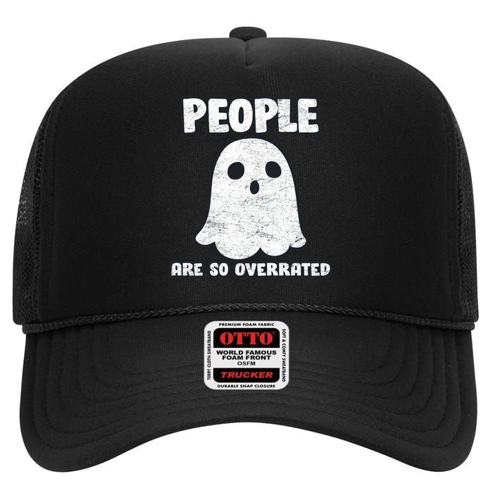 People Are So Overrated  High Crown Mesh Back Trucker Hat